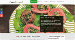 Desktop Screenshot of paleodietevolved.com